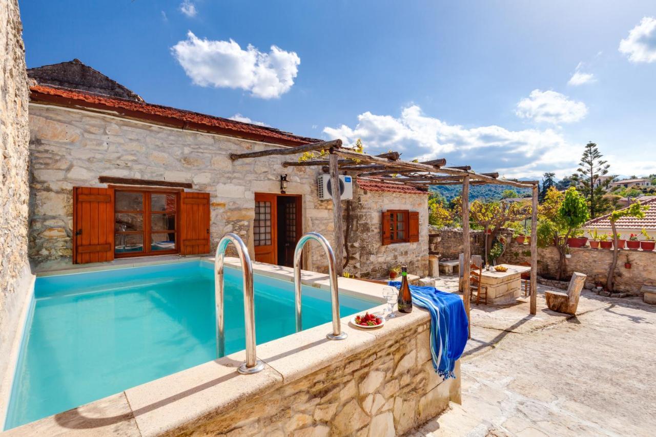 Traditional Home Vereniki With Heated Pool - By Apokoronas Villas Gavalochori Buitenkant foto